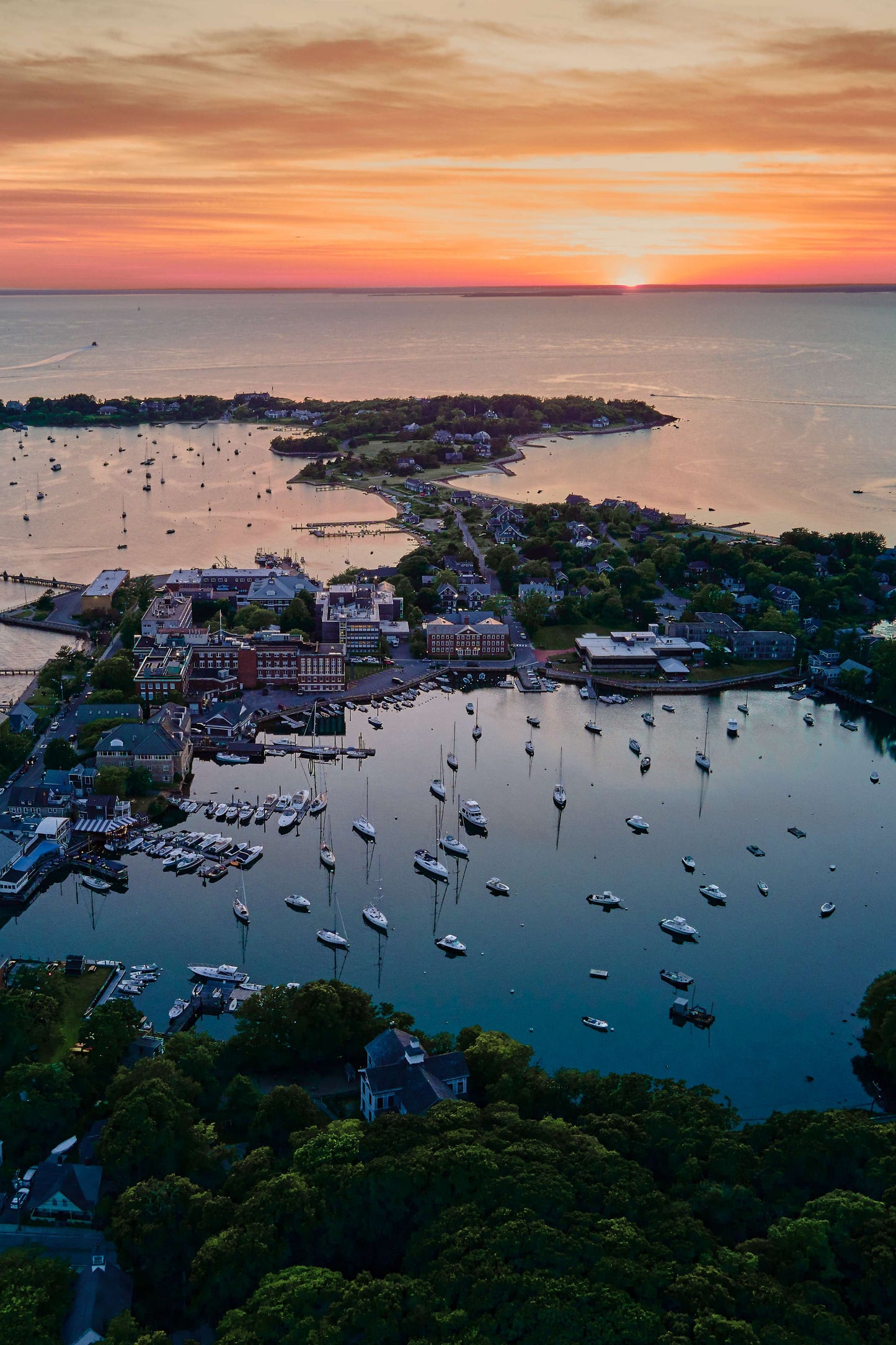 Woods Hole Harbor Sunset