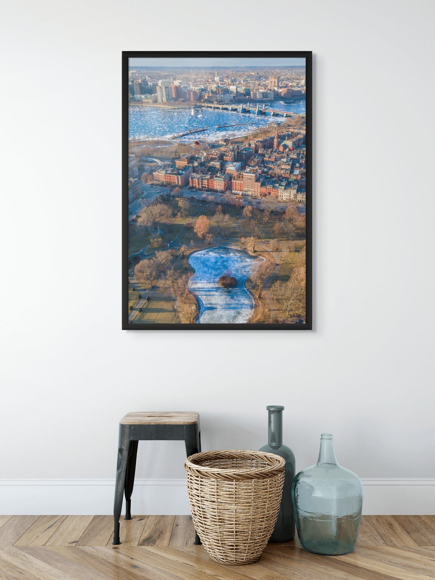 Frozen Boston Common